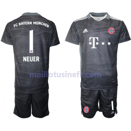 Maillot de Foot FC Bayern Munich Manuel Neuer 1 Extérieur Gardien 2021-22 - Enfant